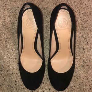 BLACK TORY BURCH WEDGE (suede)
